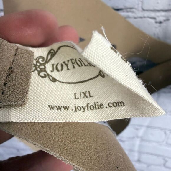 Joy Folie Marlow Suede Harness in Tan Size L/XL - Picture 9 of 12